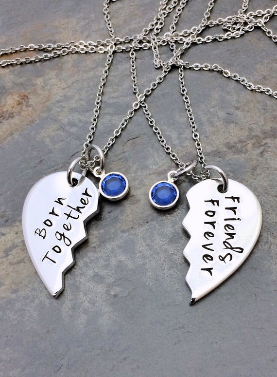 Sister Charm Necklace
 Twin s Necklaces