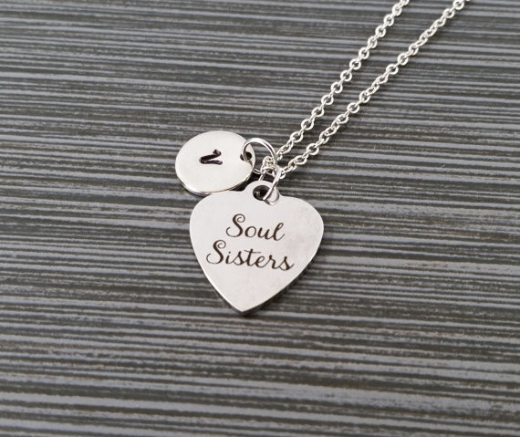 Sister Charm Necklace
 Silver Soul Sister Necklace Soul Sister Charm Necklace