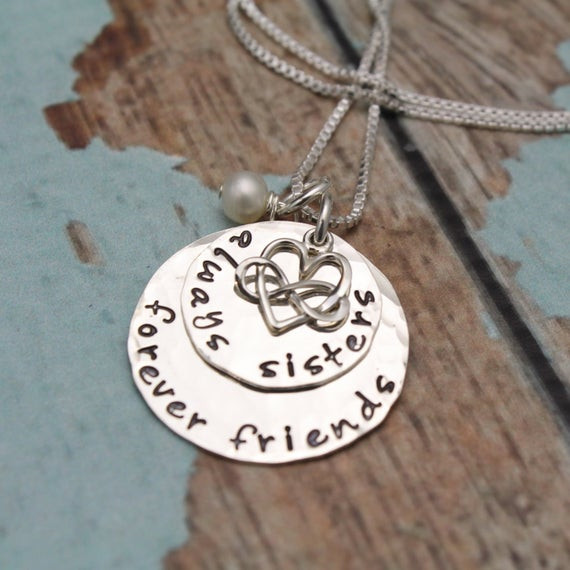 Sister Charm Necklace
 Sisters Necklace Sister Necklace Always Sisters Forever