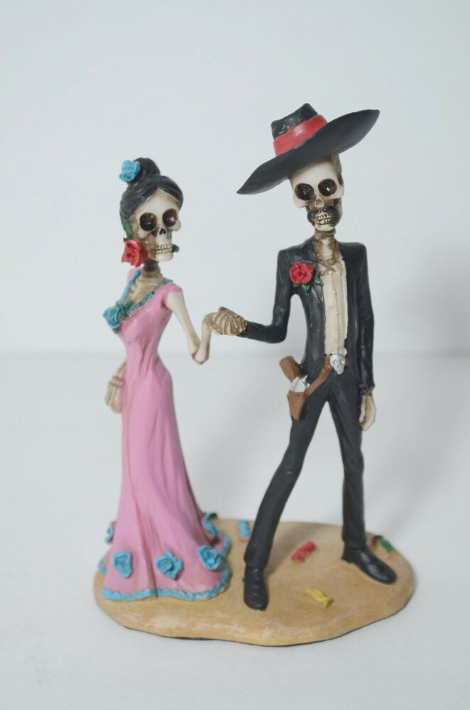 Skeleton Wedding Cake Toppers
 Love Never Dies Wedding Skeleton Cake Topper Bride Groom