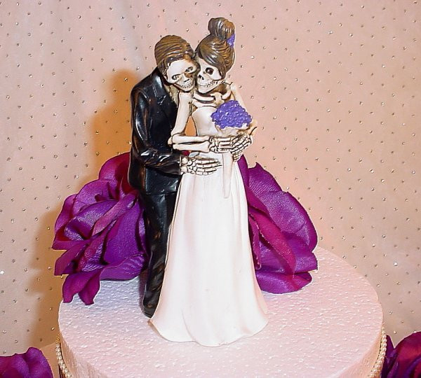 Skeleton Wedding Cake Toppers
 Skeleton Wedding Cake Toppers
