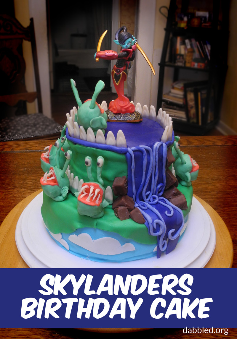 Skylanders Birthday Cake
 Dabbled