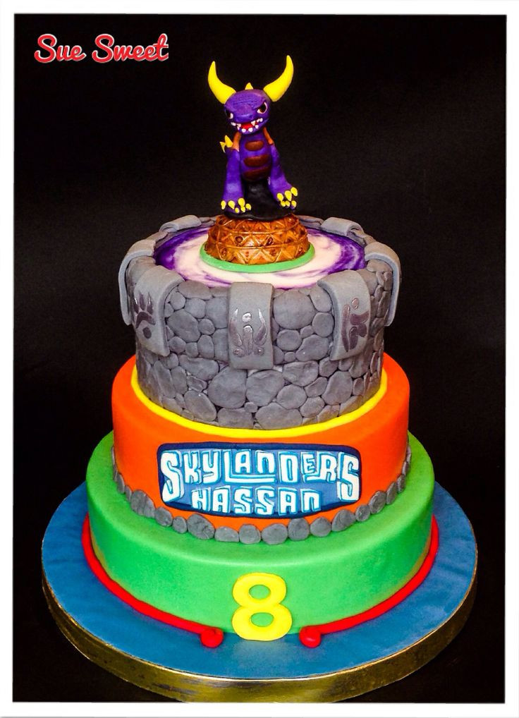 Skylanders Birthday Cake
 17 Best images about Kyle s Skylander party on Pinterest