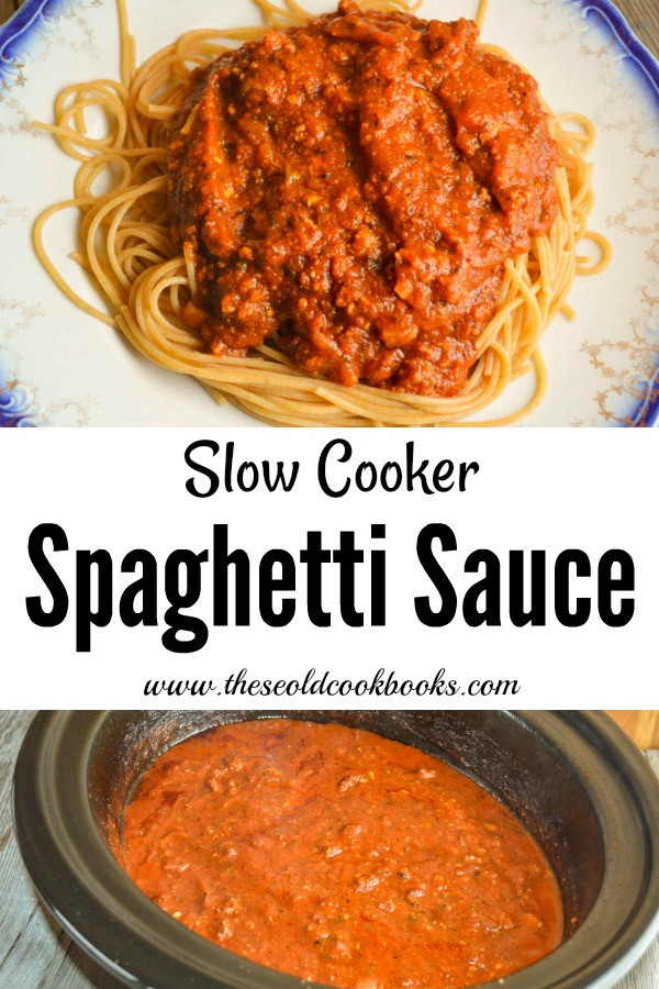 Slow Cooker Spaghetti Recipe
 Slow Cooker Spaghetti Sauce recipe using ground beef and