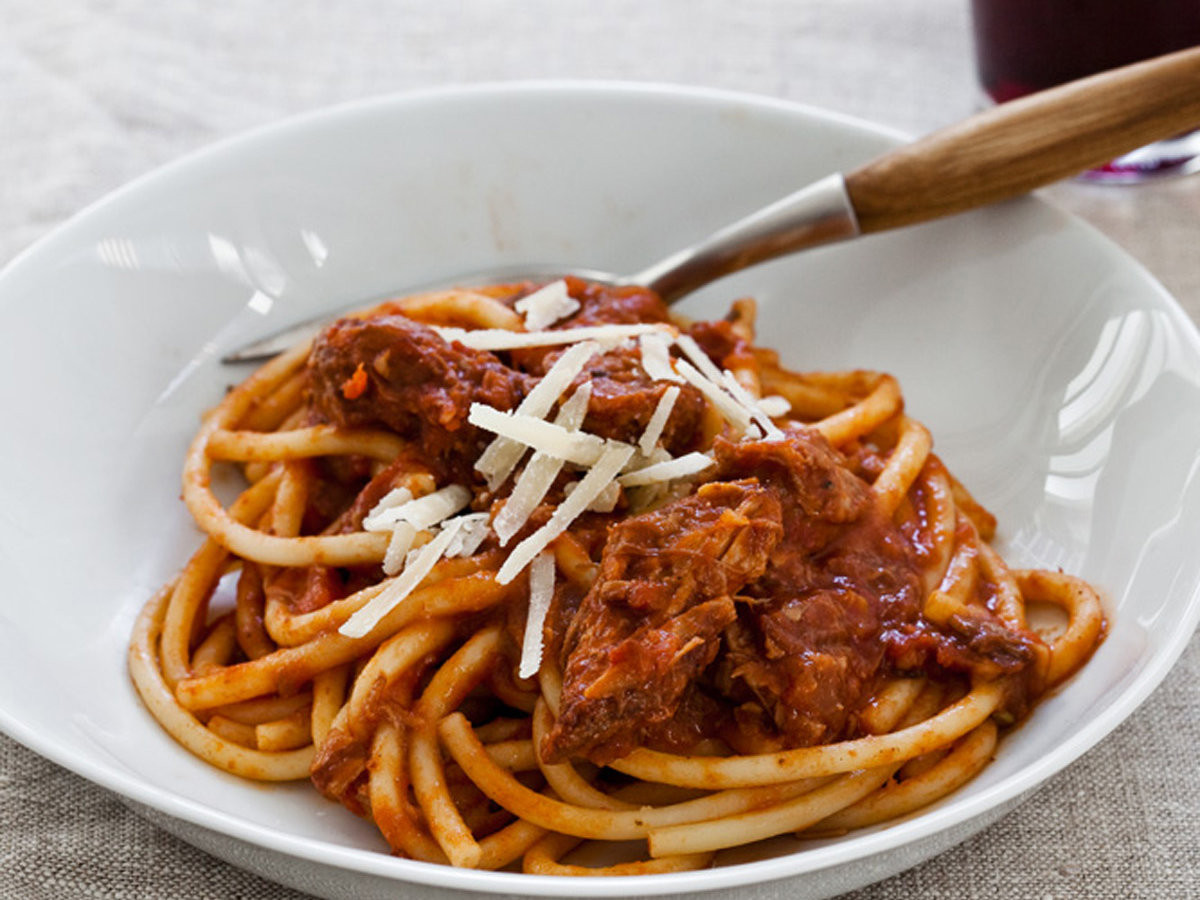 Slow Cooker Spaghetti Recipe
 Slow Cooker Sunday Sauce on Spaghetti Recipe Marcia