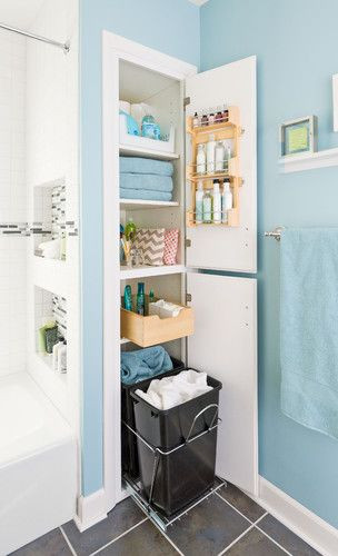 Small Bathroom Closet Ideas
 14 Brilliant Bathroom Organization Ideas to Simplify Your