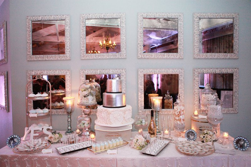 Small Engagement Party Ideas Home
 A Glamorous Pink White & Silver Engagement Party