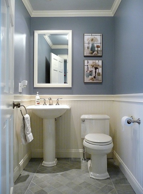 Small Half Bathroom Ideas
 Dunstable Victorian Bathroom Traditional Powder Room