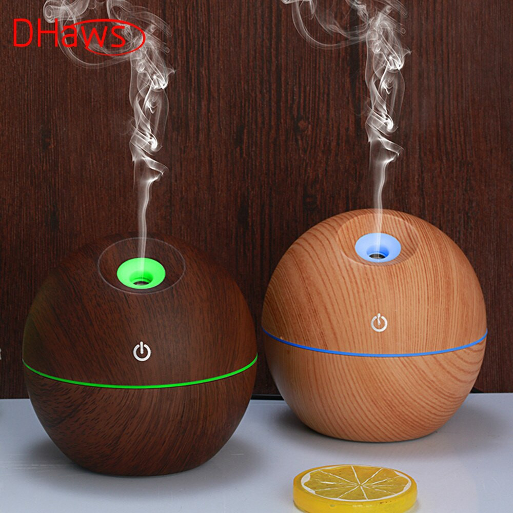 Small Humidifier For Bedroom
 DHaws Portable USB Humidifier with 7 Colors LED Mini Cool