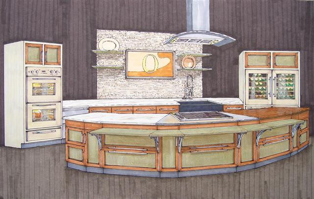 Small Kitchen Tv
 Interior renderings are an elegant and artistic