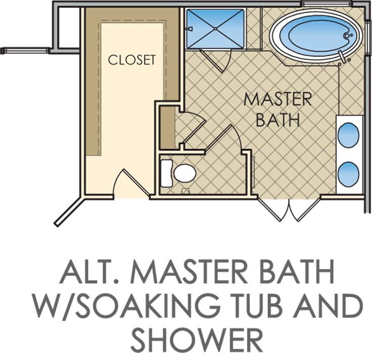 Small Master Bathroom Floor Plans
 Master Bathroom And Closet Floor Plans WoodWorking
