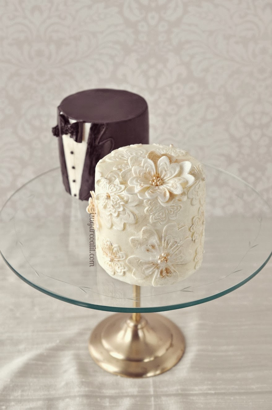 Small Wedding Cake Ideas
 Mini Vintage Wedding Cakes I Sugar Coat It