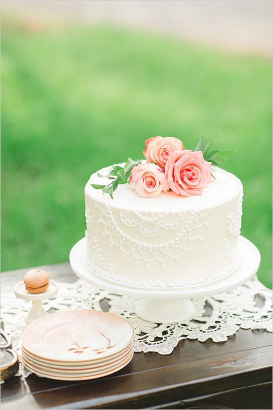 Small Wedding Cake Ideas
 Rustic Ritzy Ranch Wedding