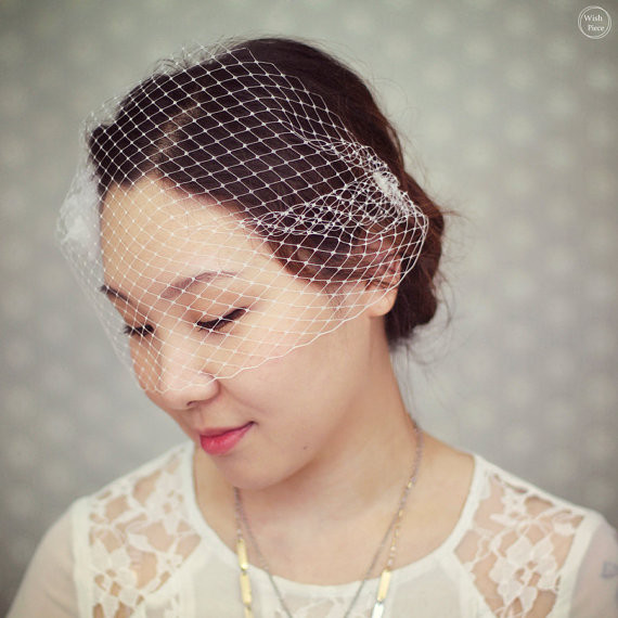 Small Wedding Veils
 Wedding Birdcage Veil Bridal Hair Accessories Wedding