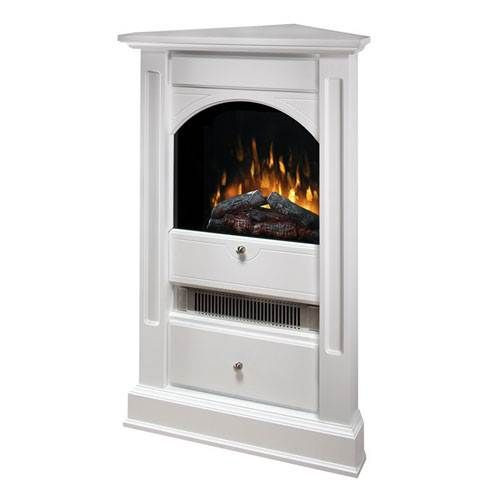 Small White Electric Fireplace
 Dimplex Chelsea Corner Electric Fireplace White in 2019