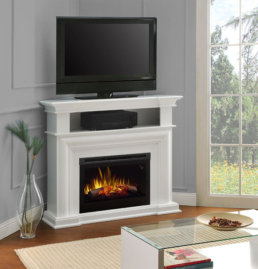 Small White Electric Fireplace
 Colleen White Electric Fireplace DFP25L5 1537W