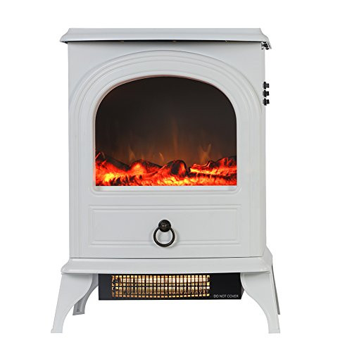 Small White Electric Fireplace
 Real Flame 5950E Chateau Corner Electric Fireplace Small