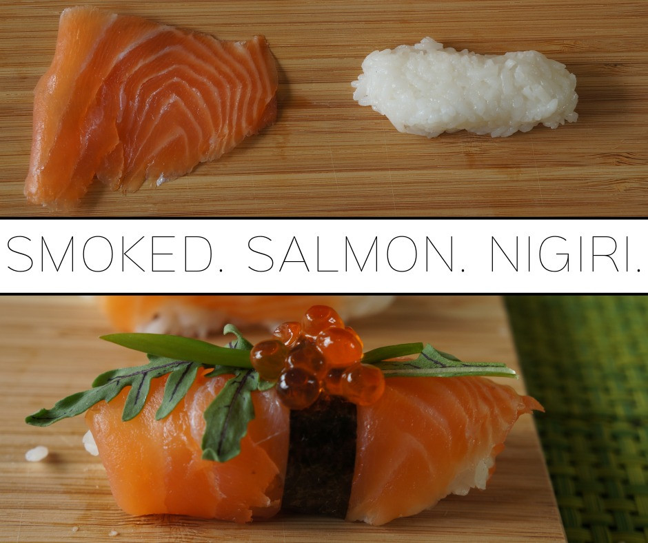 Smoked Salmon Nigiri
 How to make smoked salmon nigiri ⋆ Make my Sushi