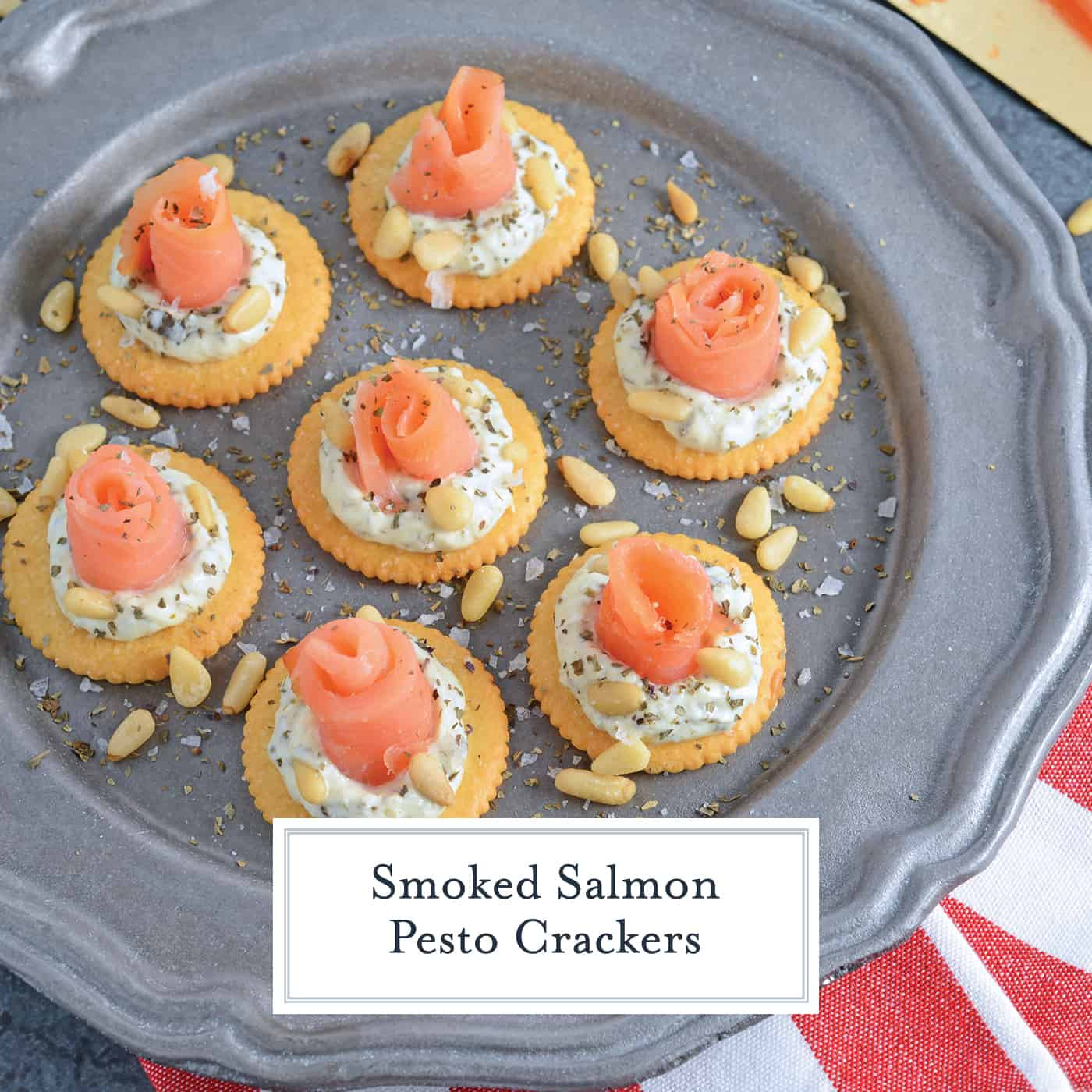 Smoked Salmon Snacks
 Smoked Salmon Pesto Crackers A Delicious smoked salmon