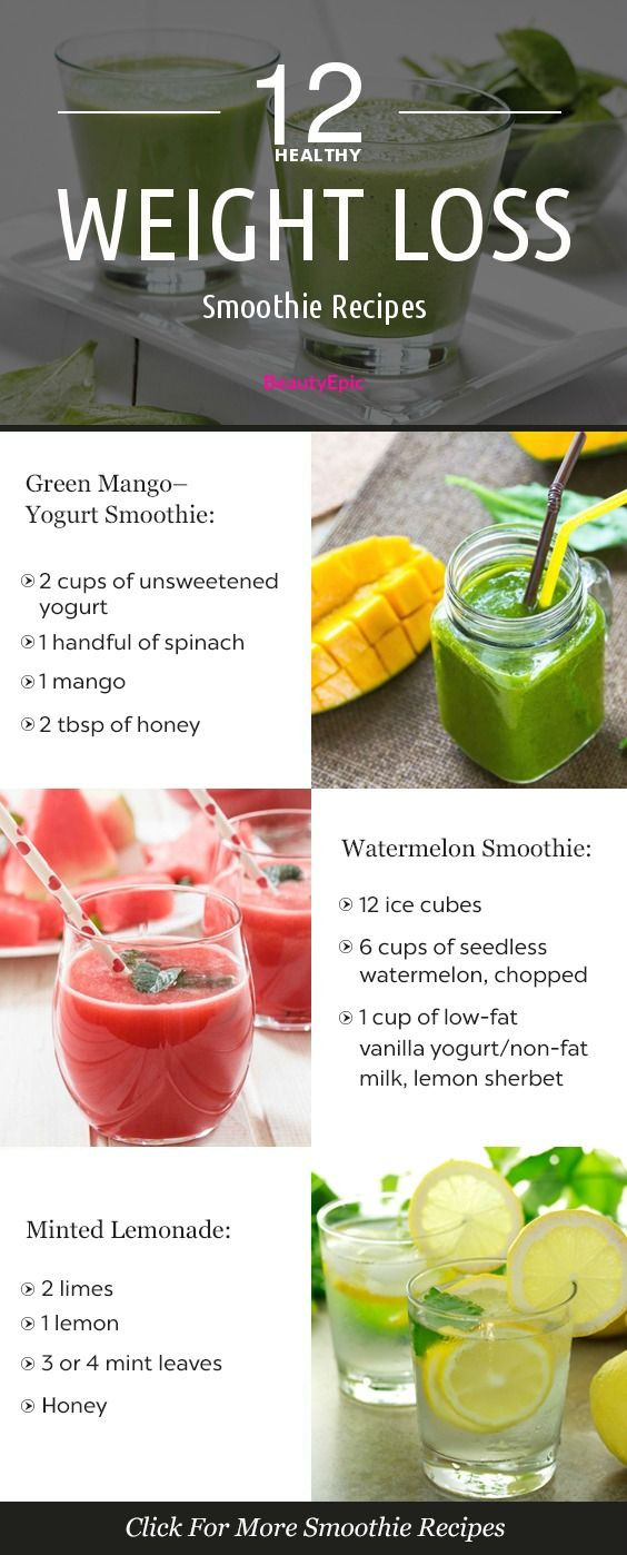 Smoothies For Losing Weight
 10 Amazing Weight Loss Drinks