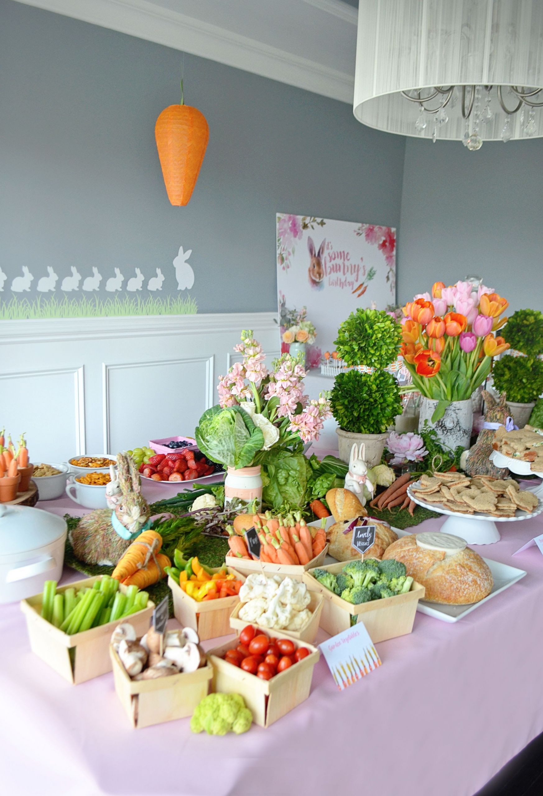 Snack Ideas For Easter Party
 Shop the Party Bunny Themed Party