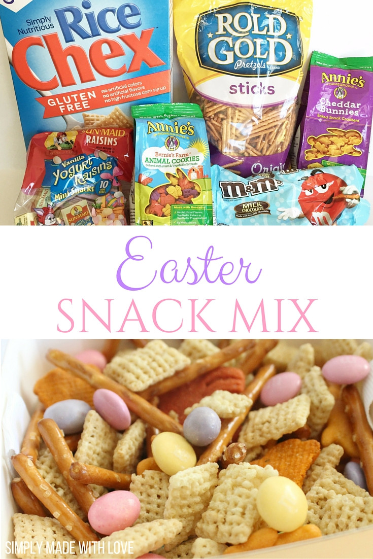 Snack Ideas For Easter Party
 simply made with love Easter Snack Mix