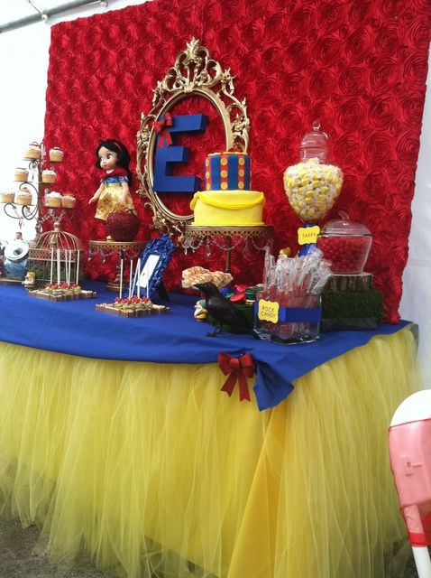Snow White Birthday Decorations
 1 of 30 Snow White Birthday "Emarie s 1st