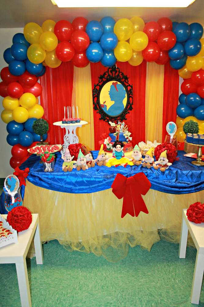 Snow White Birthday Decorations
 Snow White Birthday Party Ideas 3 of 14