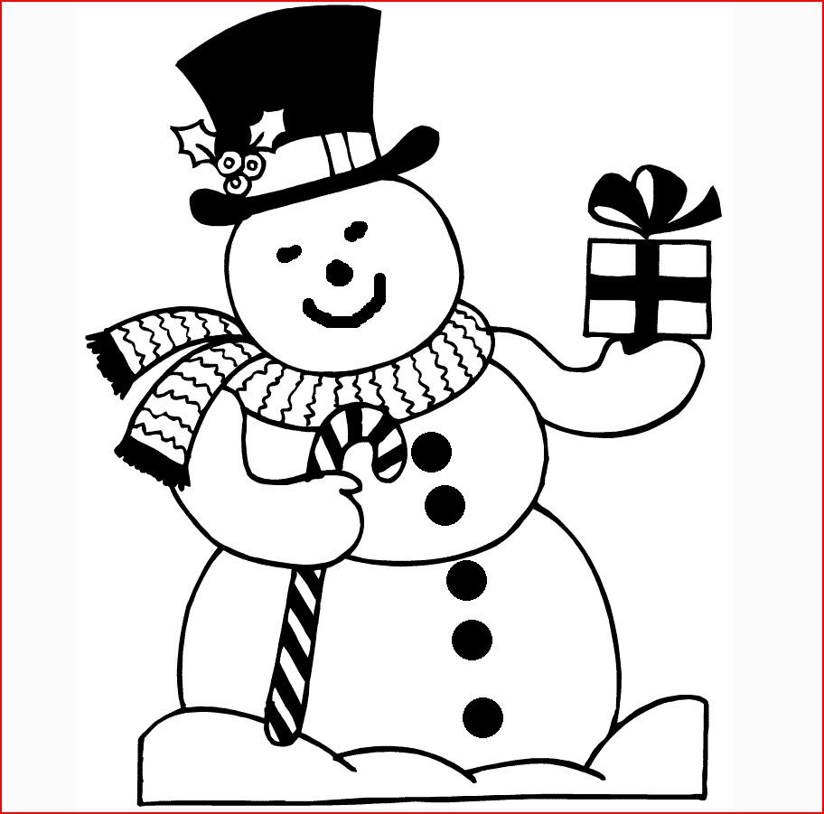 Snowman Coloring Pages Printable
 Coloring Pages Christmas Snowman Coloring Pages Free and
