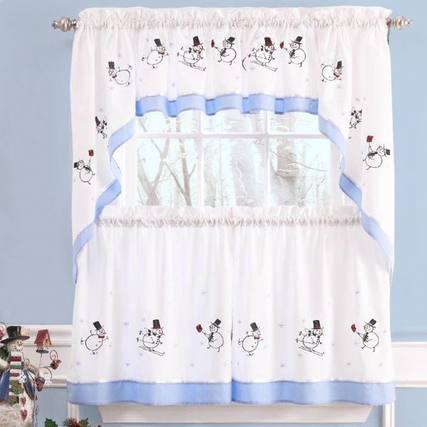 Snowman Kitchen Curtains
 51 best Christmas curtains images on Pinterest