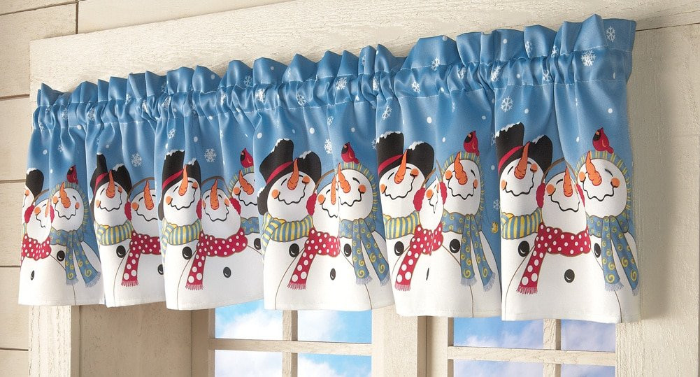 Snowman Kitchen Curtains
 Snowman Kitchen Accessories and Decor