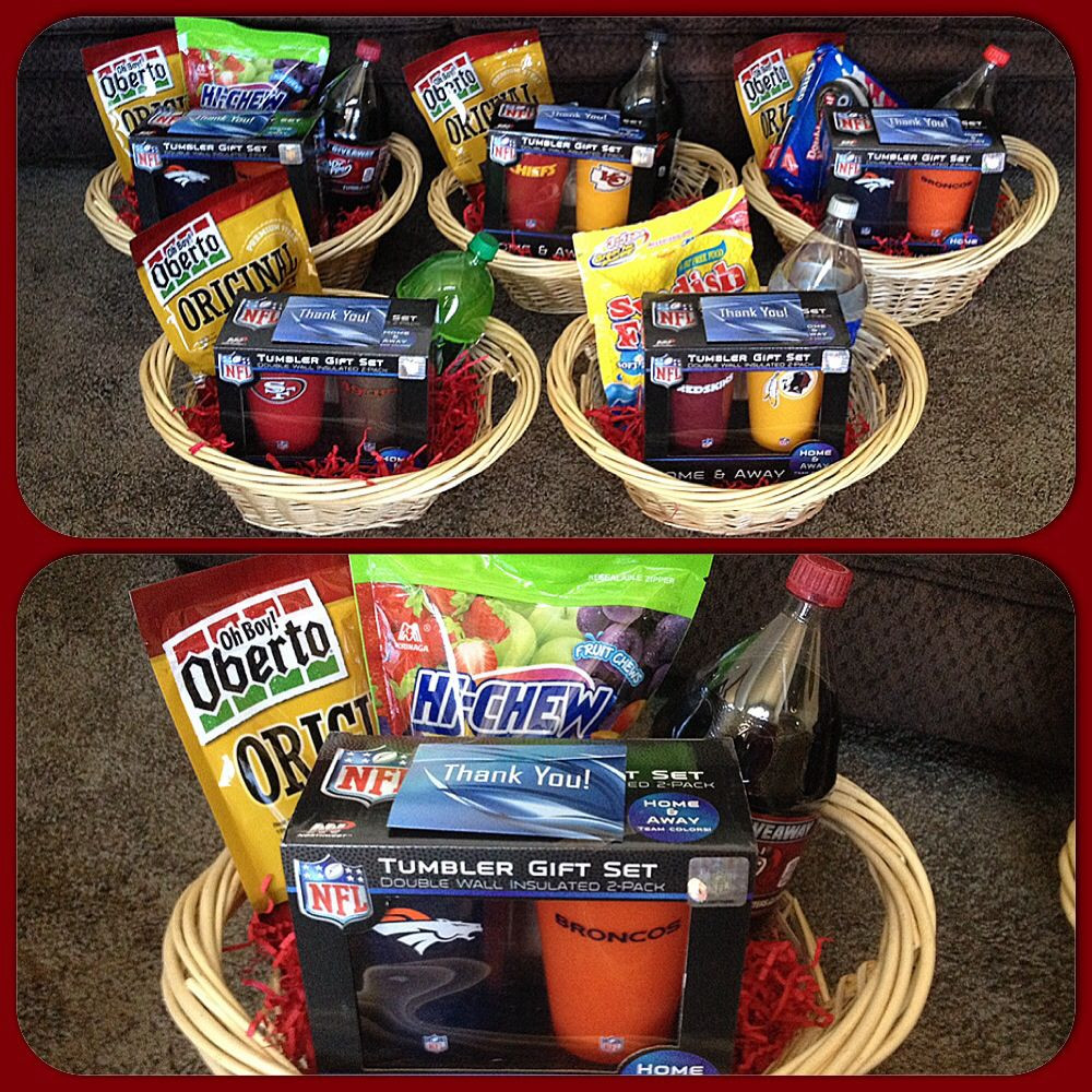Soccer Gift Basket Ideas
 Football coaches ts I put to her a simple basket of