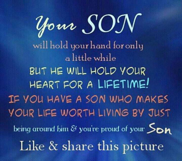 Son Quotes From Mother
 My Coolest Quotes Your Son Will Hold Your Hand