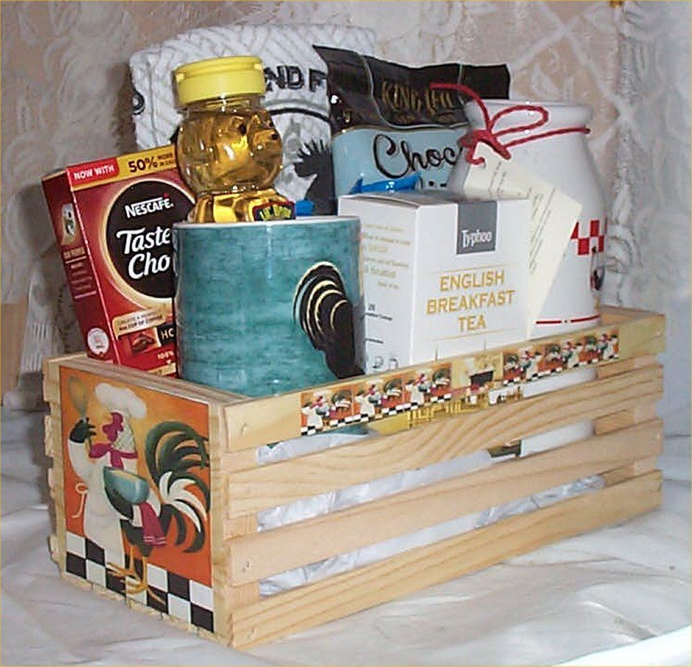 Soup Gift Basket Ideas
 Rooster Chicken Soup Gift Basket Crate Tea Coffee Mug