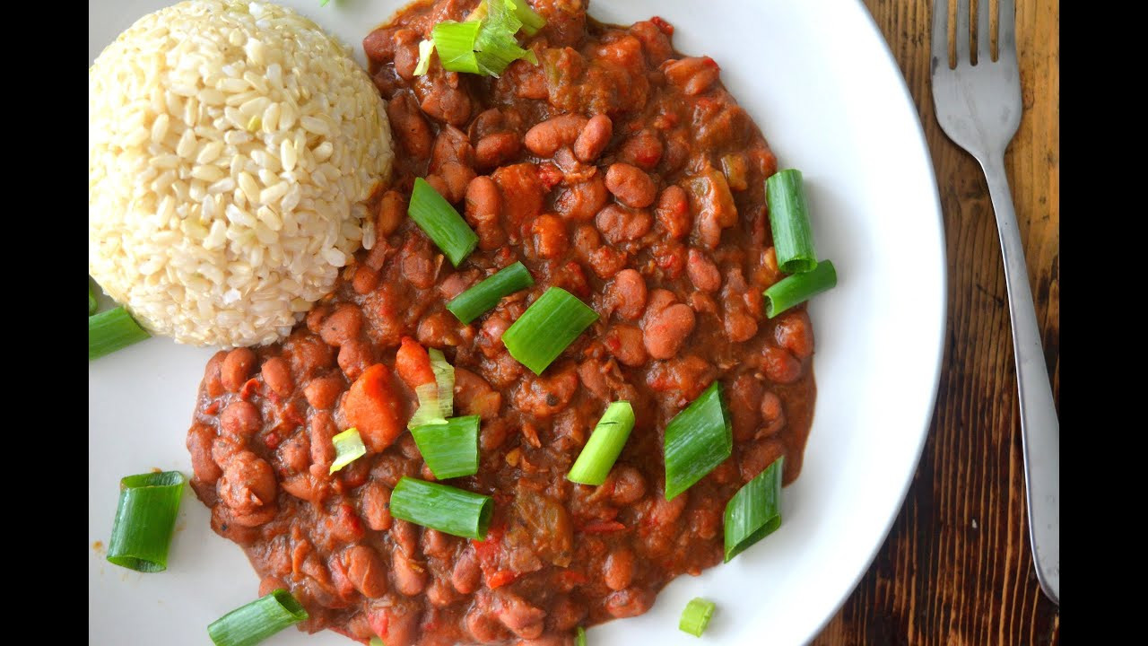 Southern Beans And Rice
 Vegan Southern Style Red Beans and Rice Recipe gluten