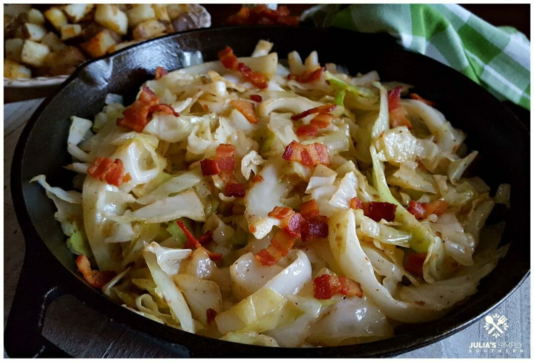 Southern Cabbage Recipe
 Southern Fried Cabbage Julias Simply Southern