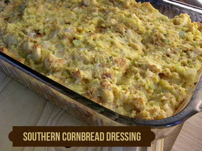 Southern Cornbread Dressing With Chicken
 Southern Style Unstuffed Cornbread Stuffing
