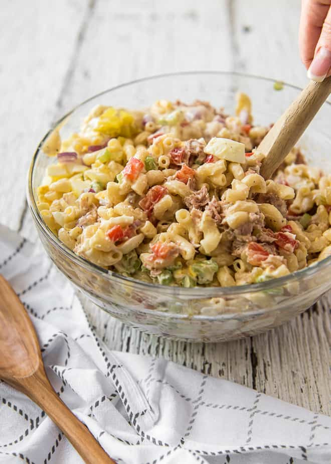 Southern Tuna Macaroni Salad
 Southern Style Tuna Macaroni Salad • The Crumby Kitchen