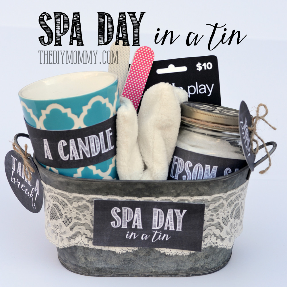 Spa Gift Basket Ideas
 A Gift in a Tin Spa Day in a Tin