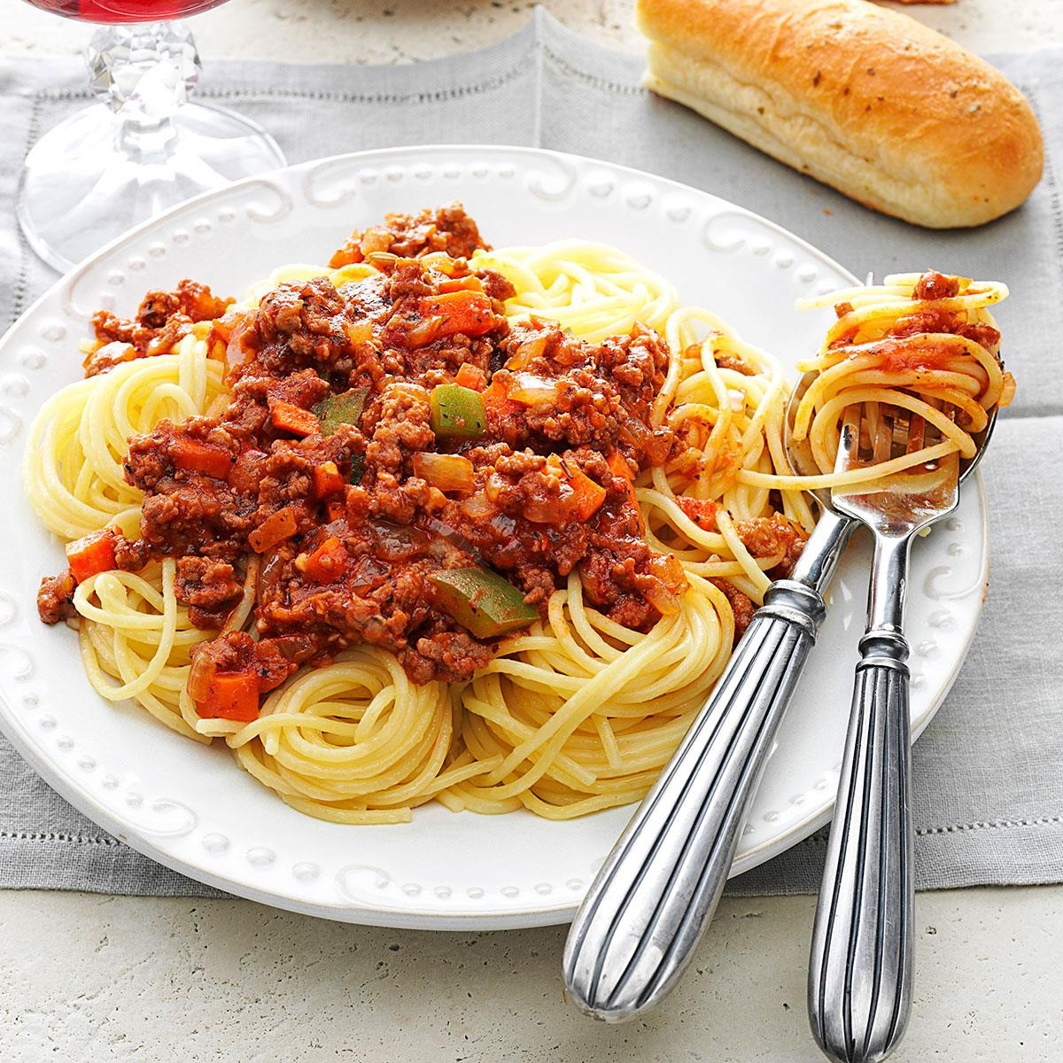 Spaghetti And Meat Sauce
 Meat Sauce for Spaghetti Recipe