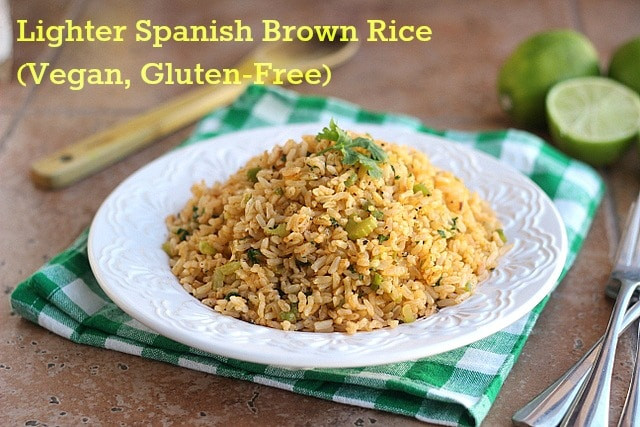 Spanish Brown Rice
 Lighter Spanish Brown Rice Vegan Gluten Free Oatmeal
