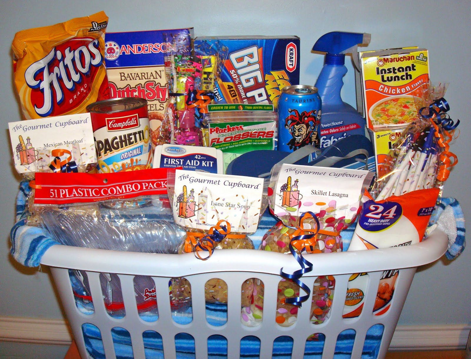 Special High School Graduation Gift Ideas
 dorm survival kit for graduating seniors I made this for