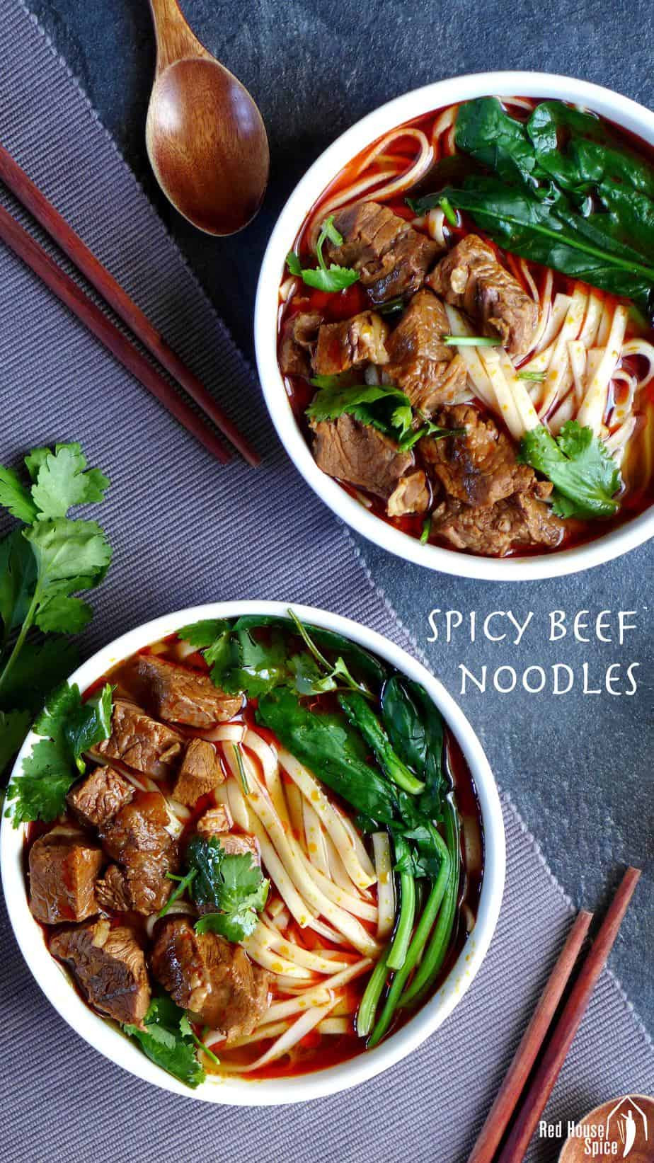 Spicy Beef Noodle Soup
 Spicy beef noodle soup – Red House Spice
