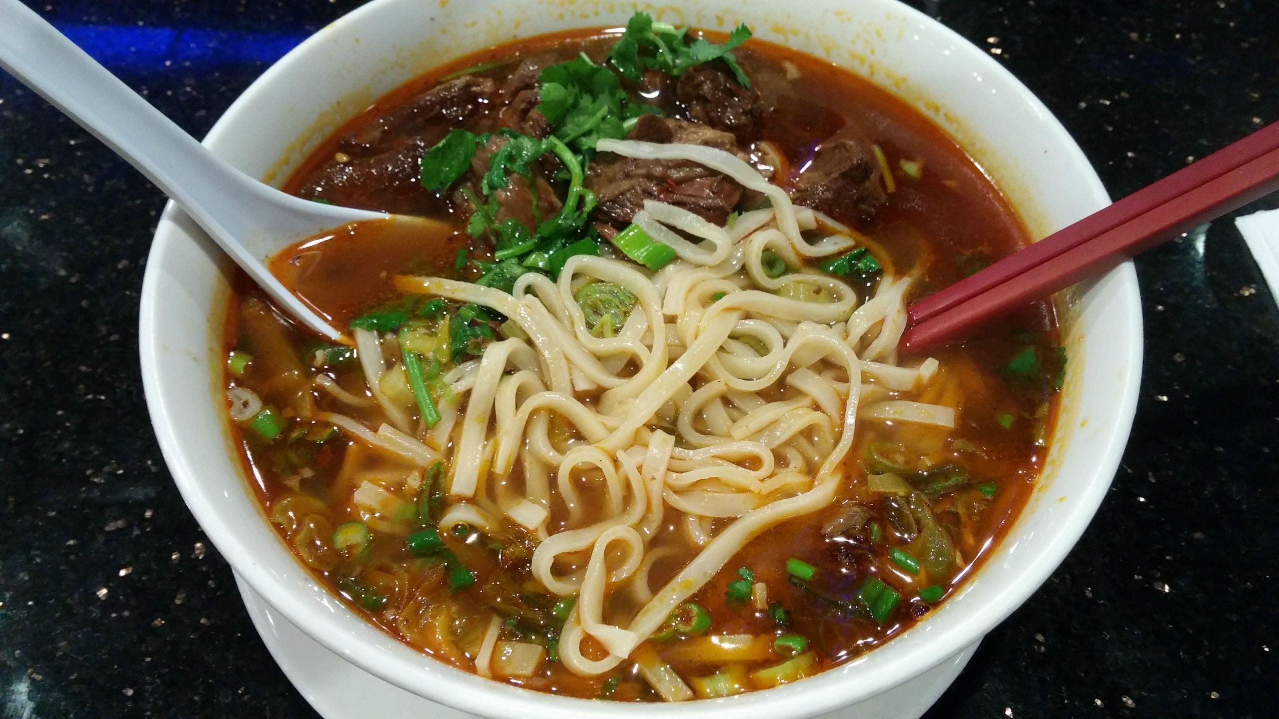 Spicy Beef Noodle Soup
 Taiwanese Spicy Beef Noodle Soup food