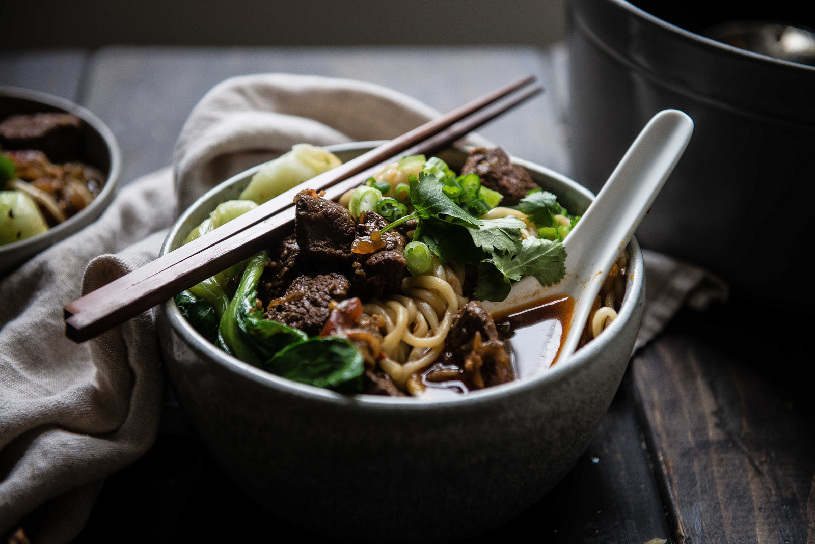 Spicy Beef Noodle Soup
 taiwanese spicy beef noodle soup some more news Two