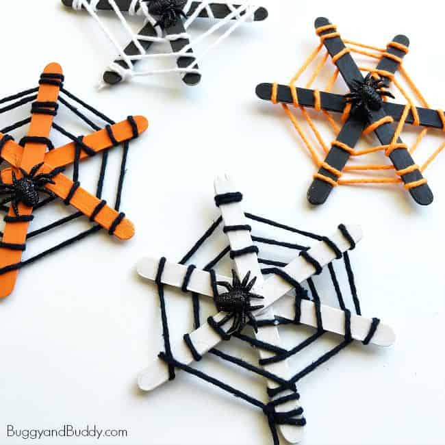 Spider Craft For Kids
 Spider Web Craft for Kids for Halloween Using Yarn Buggy
