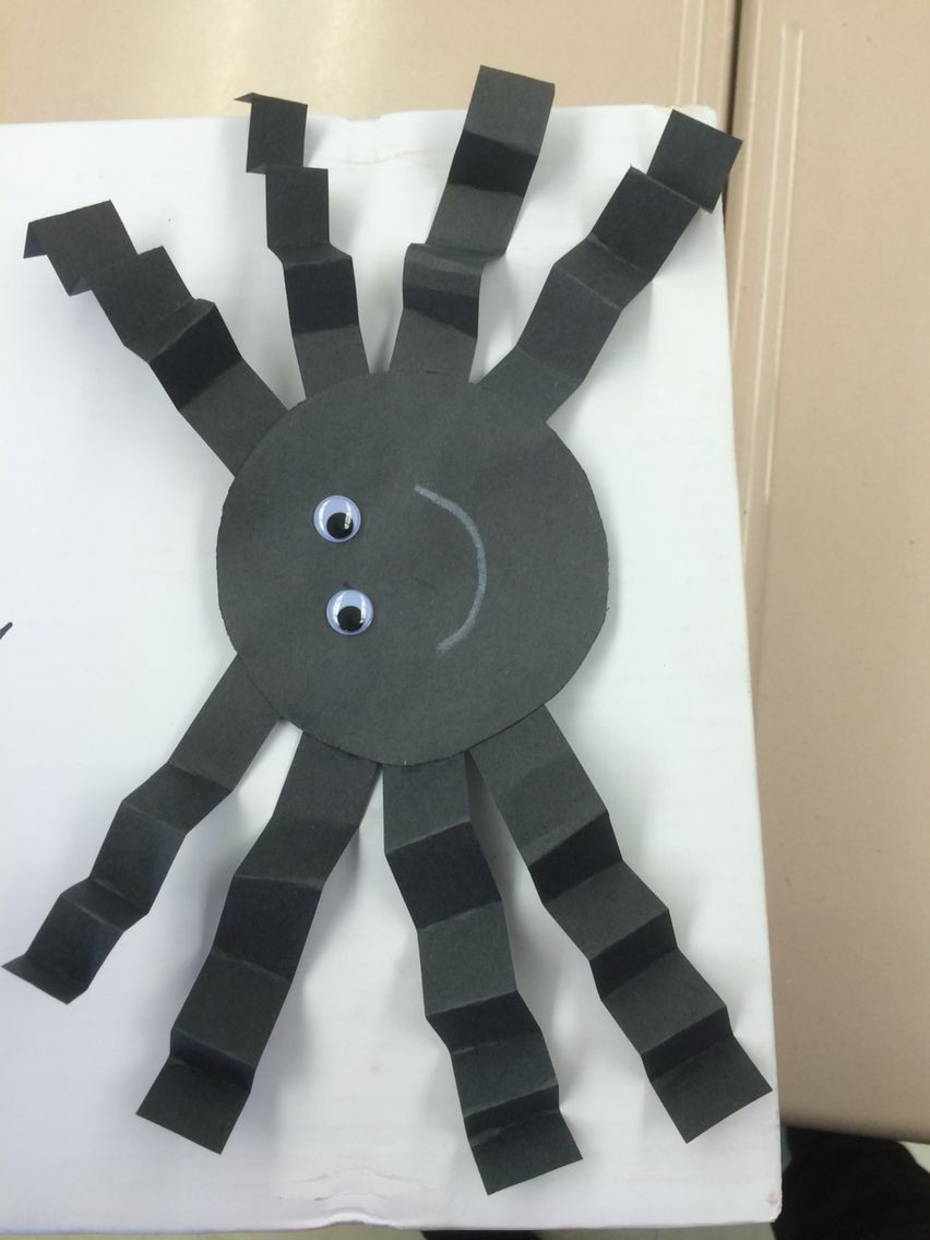 Spider Craft For Kids
 Little Miss Muffet spider craft