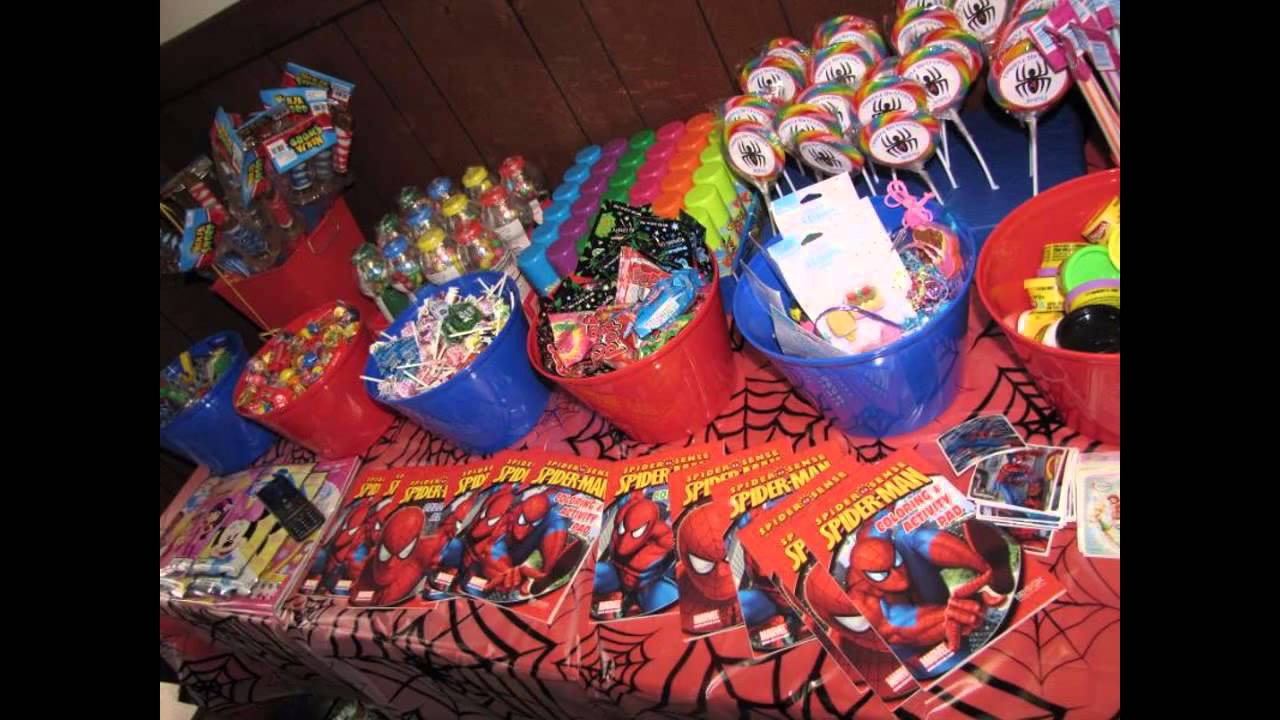 Spiderman Birthday Party Decorations
 Cool Spiderman birthday party decorations ideas