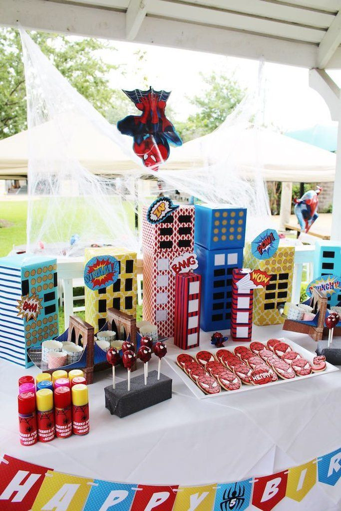 Spiderman Birthday Party Decorations
 Amazing Spider Man Themed Birthday Party Fit For a