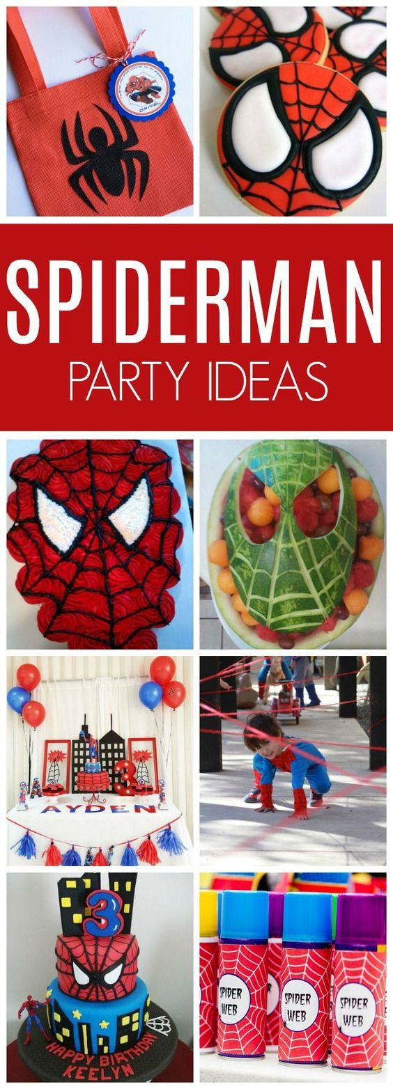 Spiderman Birthday Party Decorations
 21 Spiderman Birthday Party Ideas Pretty My Party